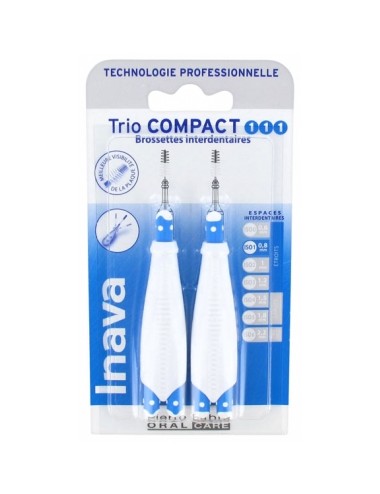 Inava Trio Compact 6 Brossettes Interdentaires ISO1 0,8 mm