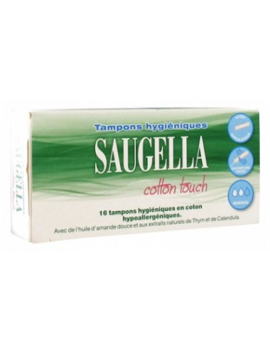Saugella Cotton Touch 16 Tampons Hygiéniques