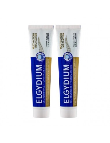 Elgydium Multi-Actions Dentifrice Soin Complet 2x75ml