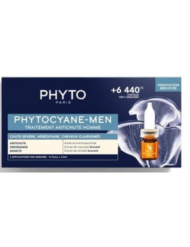 Phyto Phytocyane Men Traitement Antichute Homme 12x3,5ml