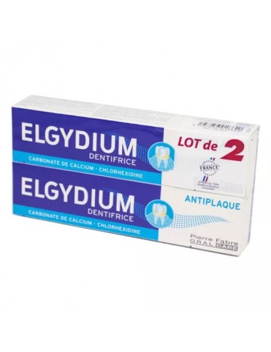 Elgydium Dentifrice Antiplaque 2x75ml