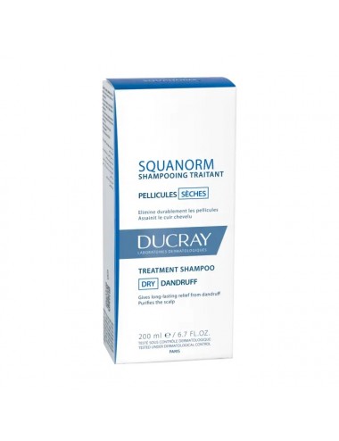 Ducray Squanorm Shampooing Traitant Pellicules Sèches 200ml