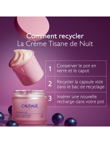 Caudalie Resveratrol-Lift Crème Tisane de Nuit Recharge 50ml 