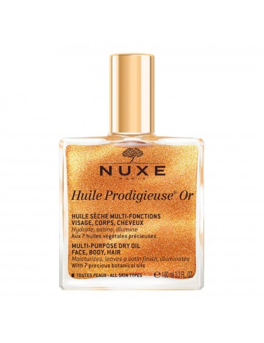 Nuxe Huile prodigieuse or - huile sèche multi-fonctions visage, corps, cheveux 100ml