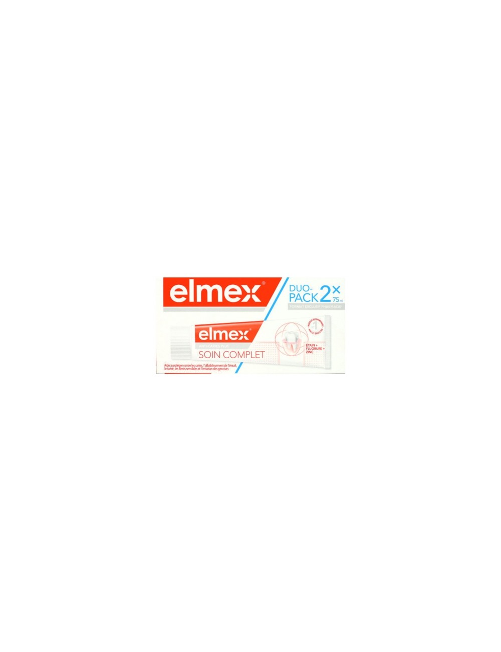 Elmex Dentifrice Tubes de Voyage 2 x 12 ml