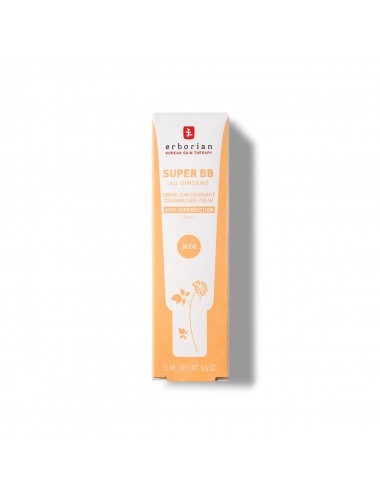 Erborian Super BB Crème Teinte Nude Couvrante Anti-imperfections 15 ml