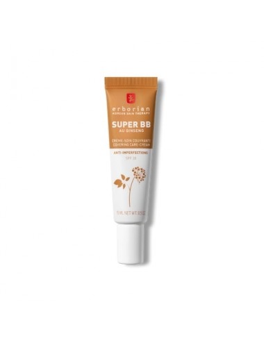 Erborian Super BB Crème Teinte Caramel Couvrante Anti-imperfections 15ml
