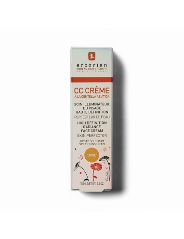 Erborian CC Crème Doré Soin illuminateur du visage 15ml