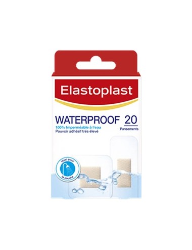Elastoplast Pansements Waterproof 20 pansements - 2 formats