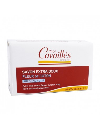 Rogé Cavaillès Savon surgras Fleur de coton 250g (Ancien packaging)