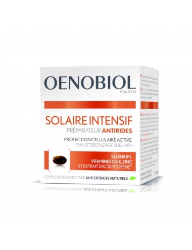 Oenobiol Solaire Intensif Préparateur Anti-Rides 30 Capsules