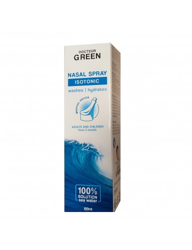 Dr Green Spray Nasal Isotonique Adultes et Enfants 100ml