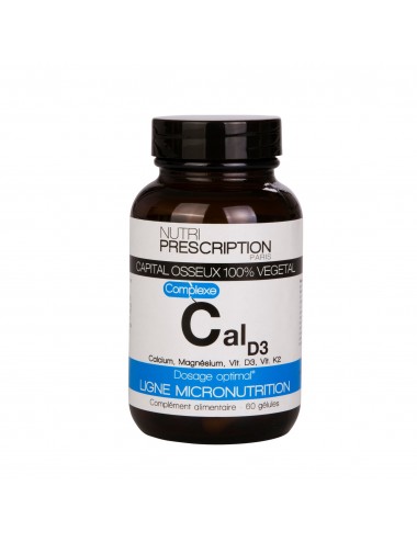 NutriPrescription CalD3 Capital Osseux Vitamines D 60 Gélules