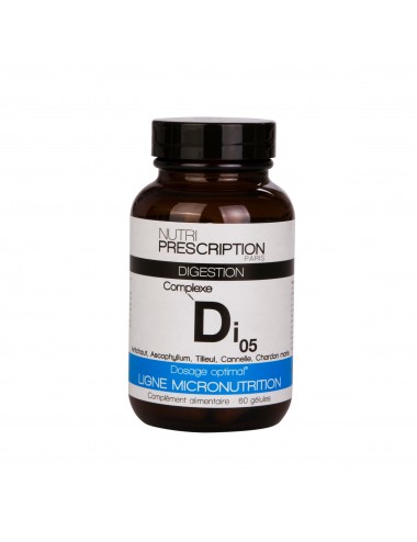 NutriPrescription Di05 Digestion Ballonements 60 Gélules