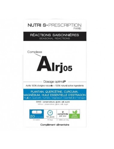 Nutri S-Prescription Alrj05 Réactions Saisonnières 20 Comprimés