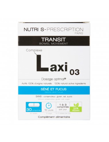Nutri S-Prescription Laxi03 Transit 30 Comprimés