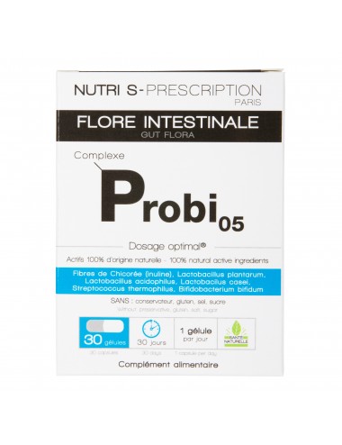 Nutri S-Prescription Probi05 Flore Intestinale 30 Gélules