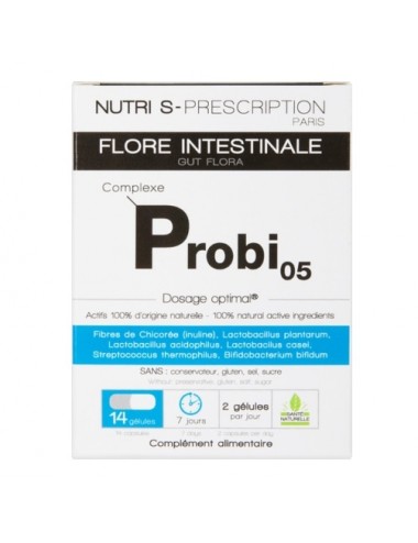 Nutri S-Prescription Probi05 Flore Intestinale 14 Gélules