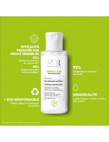 SVR Sebiaclear Eau Micellaire 75ml
