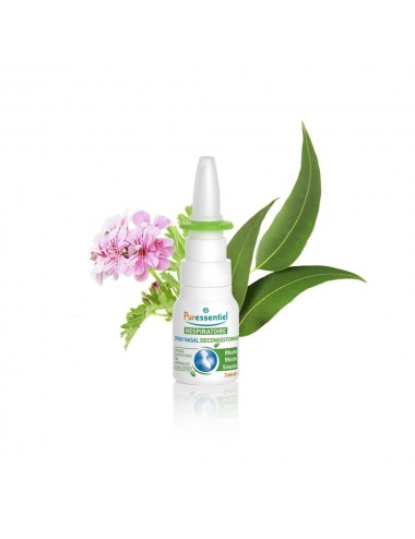 Puressentiel Respiratoire Spray Nasal Décongestionnant aux Huiles Essentielles Bio 15ml