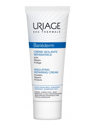Uriage Bariéderm - Crème Isolante Réparatrice - Tube 75 ml