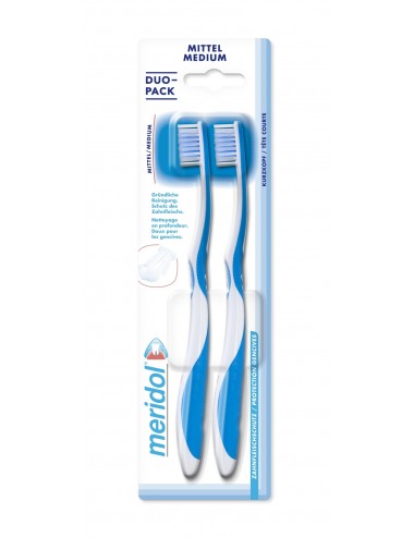 Méridol Lot Brosse à dents Protection Gencives medium- x2