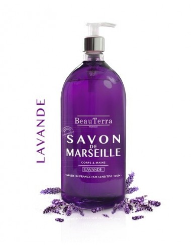 BeauTerra Savon de Marseille Lavande 1 L