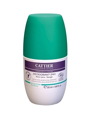 Cattier Déodorant roll-on 50ml 