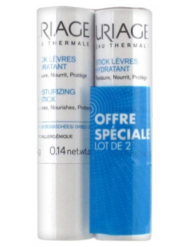 Uriage Stick Lèvres Hydratant Lot de 2 x 4 g