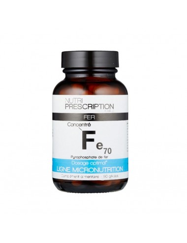 NutriPrescription Fe70 Fer 90 Gélules