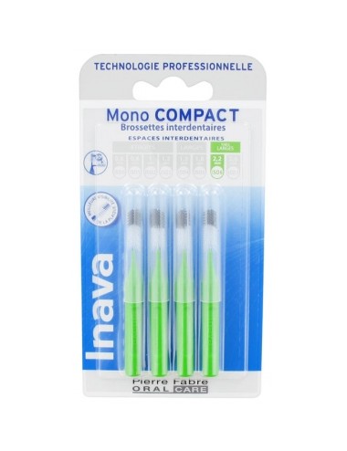 Inava Brossettes Mono Compact 4 Brossettes vert 8-7MM
