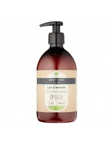 Vitae Cosmétics Shampoing Doux au Lait d'Amande 500ml