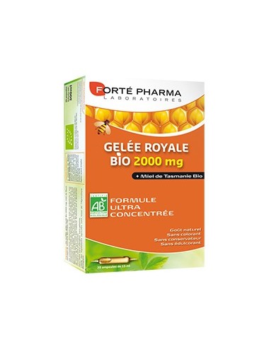 Forté Pharma gelée royale bio 2000mg 20 ampoules
