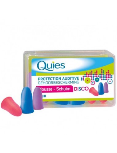 Quies Protections auditives en mousse Disco x6