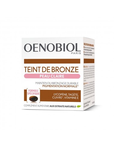 Oenobiol Teint de Bronze Peau Claire 30 Capsules