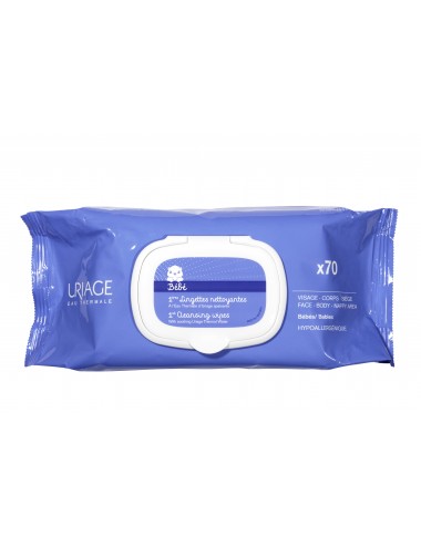 Uriage Bébé - 1ères Lingettes Nettoyantes - Lingettes x70
