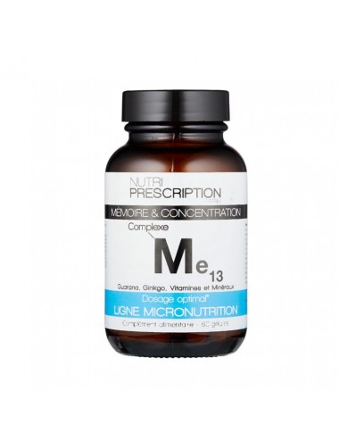 NutriPrescription Me13 Mémoire et Concentration 60 Gélules