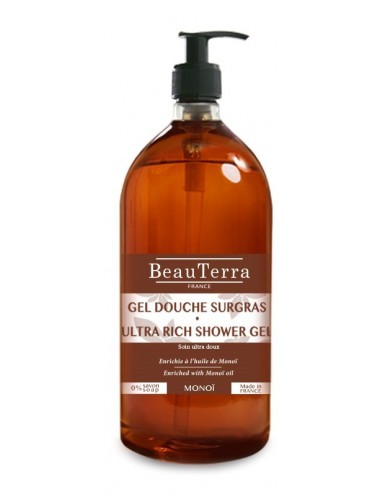BeauTerra Gel Douche Surgras Monoï 1L