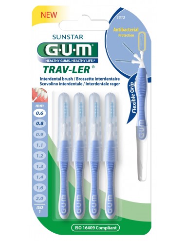 Gum Brossette interdentaire Trav-Ler 0,6 mm