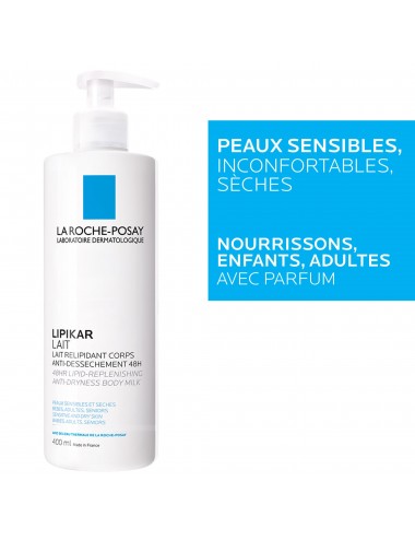 La Roche Posay Lipikar Lait relipidant corps anti-dessèchement 48h 400ml