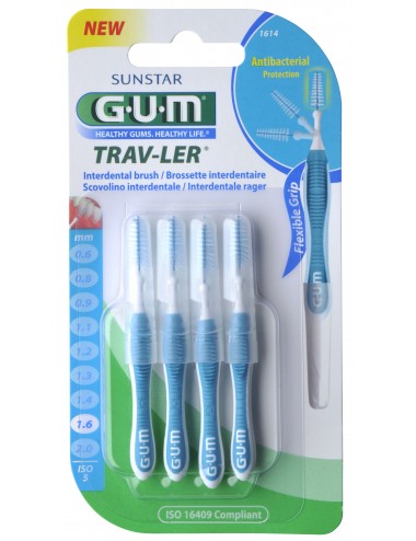 Gum Brossette interdentaire Trav-Ler 1,6 mm