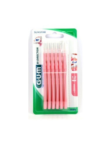 Gum Brossette interdentaire Bi-Direction1,2 mm - Nouvelle Génération