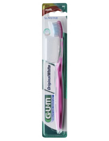 Gum Brosse à dents Original White Souple Compacte