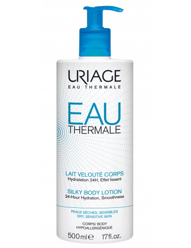 Uriage Eau Thermale - Lait Velouté Corps - Flacon pompe 500ml