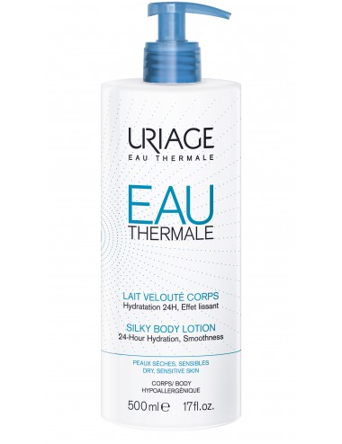 Uriage Eau Thermale - Lait Velouté Corps - Flacon pompe 500ml