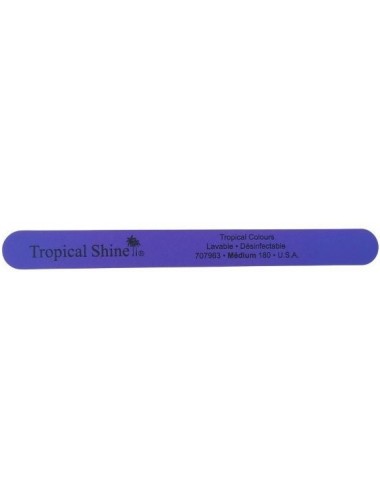 Tropical Shine Lime à Ongles Lavable Désinfectable 707963 Violette - Médium - Grain 180