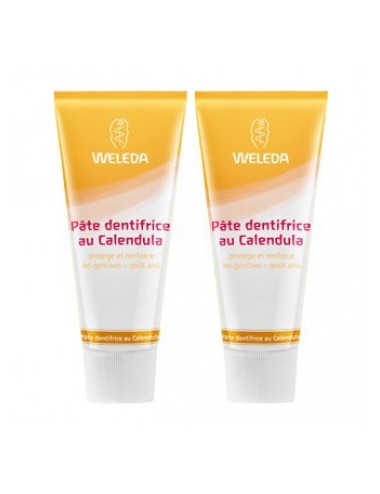 Weleda Duo Pâte dentifrice au Calendula 150ml