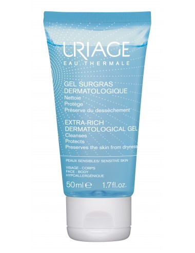 Uriage Gel Surgras Liquide Dermatologique - Flacon 50ml