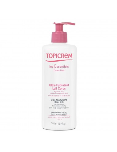 Topicrem lait corps ultra-hydratant 500ml