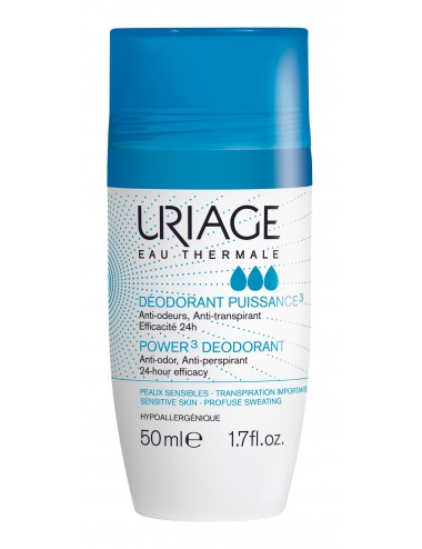 Uriage Déodorant Puissance 3 - Flacon-bille 50ml